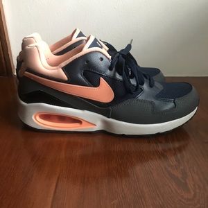 Navy Blue and Coral Nike Air Max ST